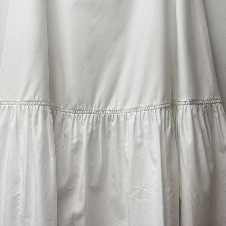 Yoke Skirt - White