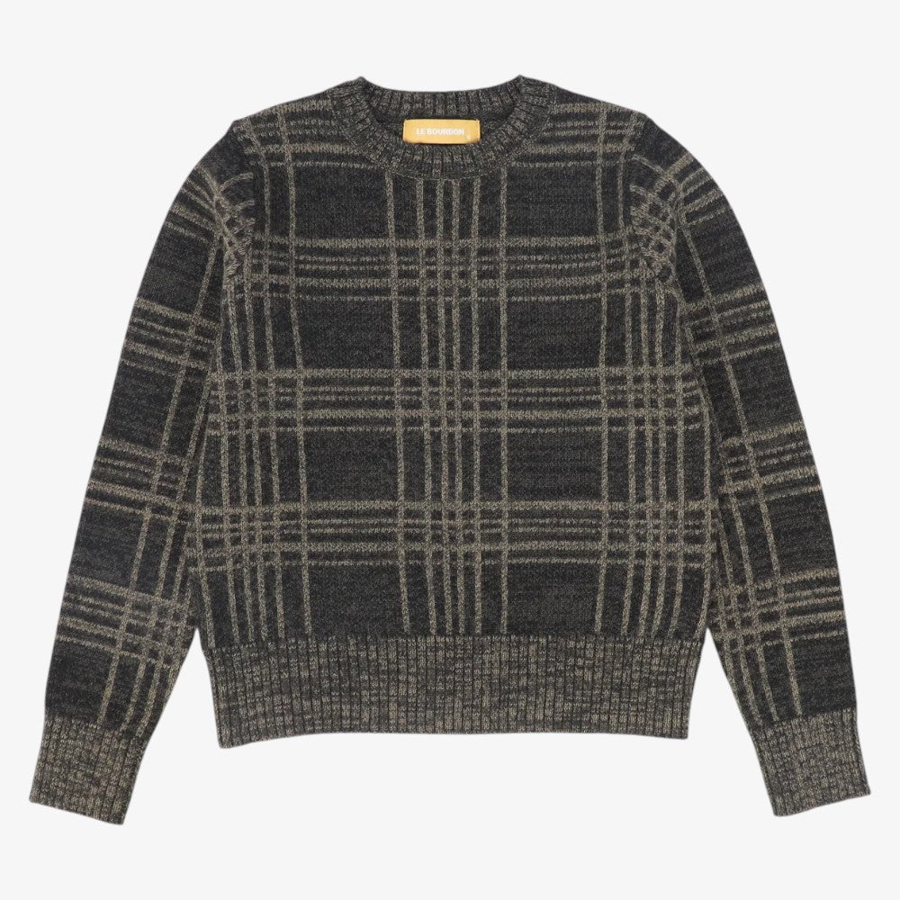 Plaid Sweater - Olive