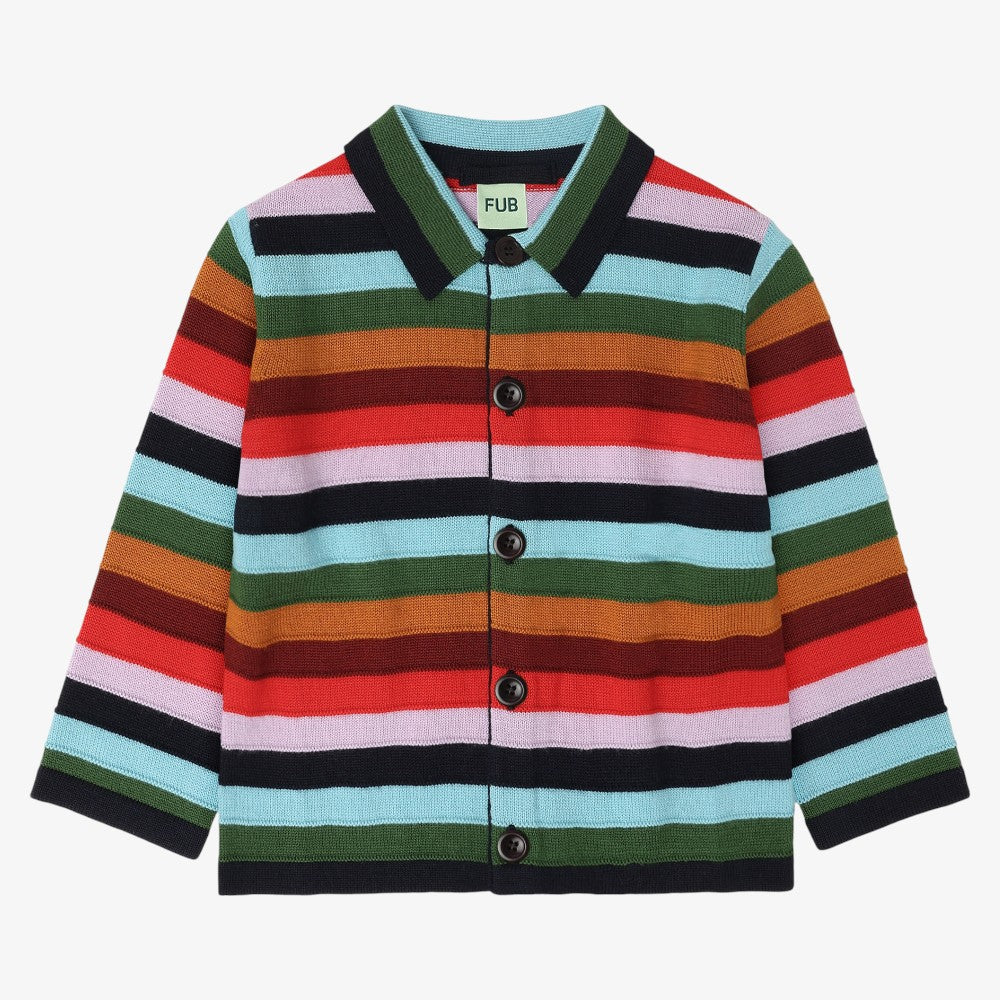 Striped Cardigan - Multi Stripe