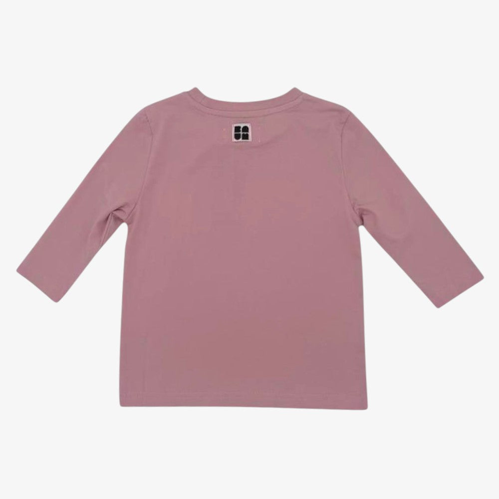 Leopard Logo LS T-Shirt - Pink