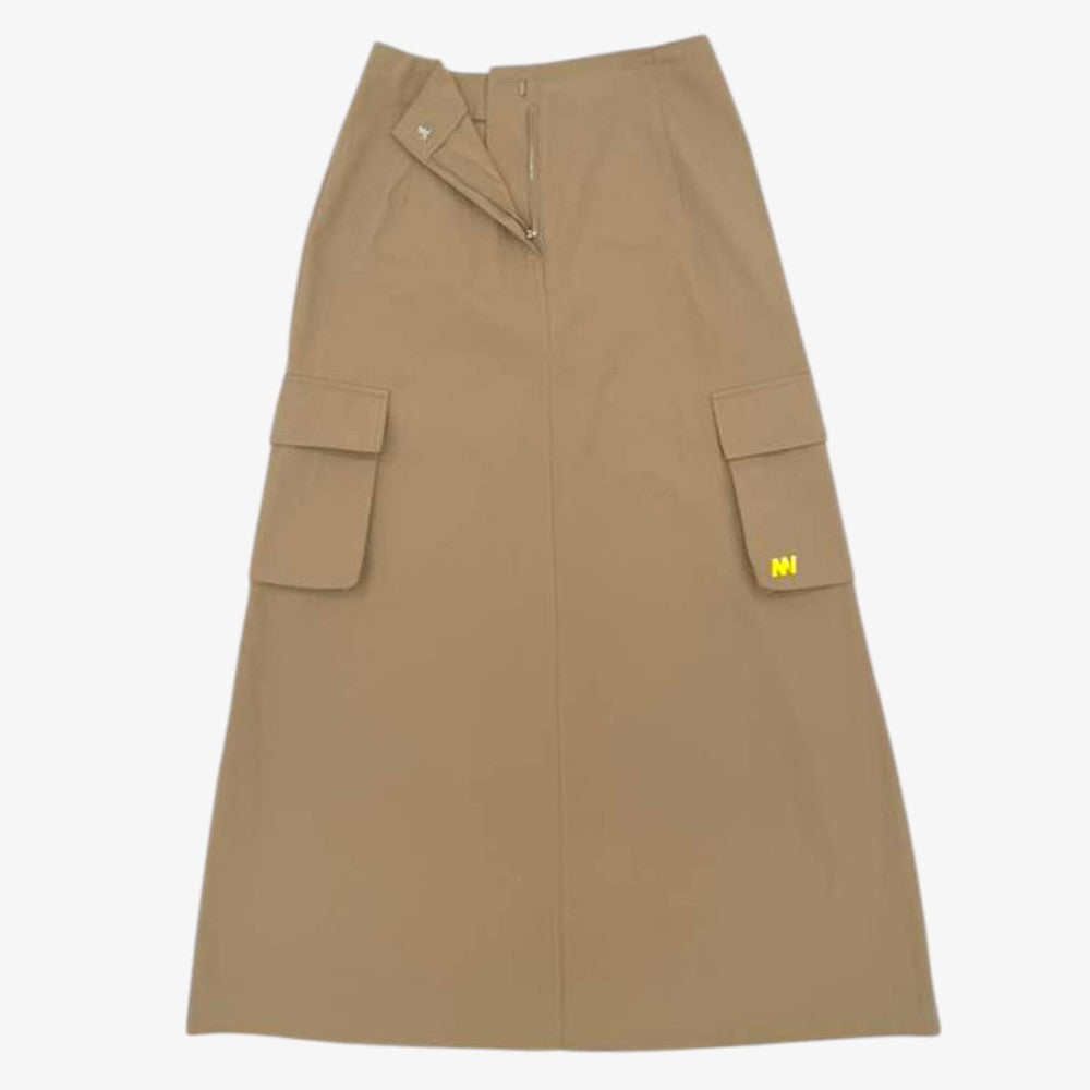 Cargo High Skirt - Beige