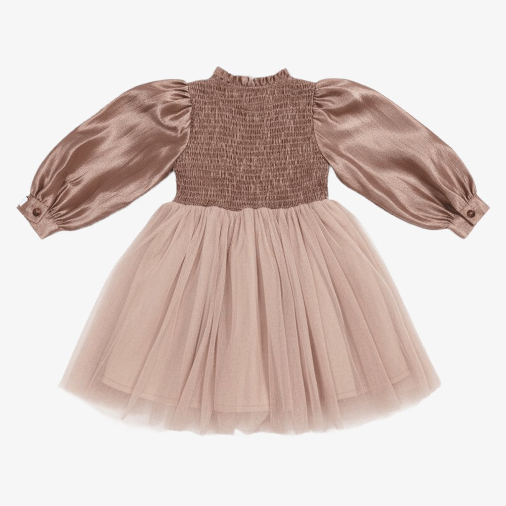 Janice Dress - Rose Brown