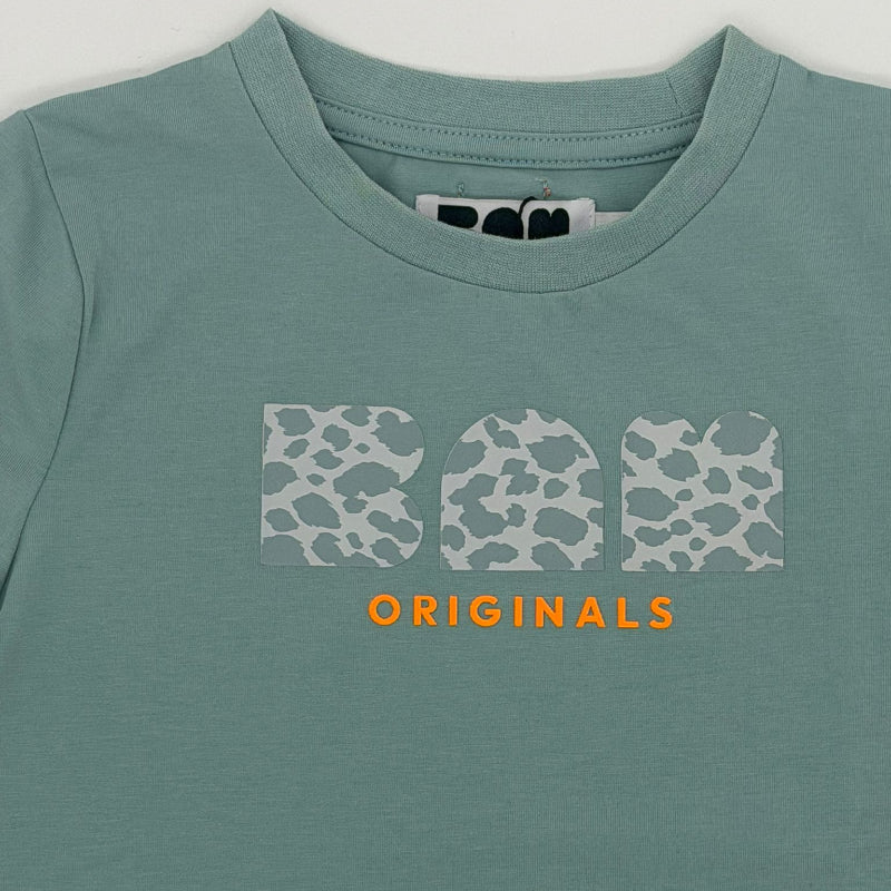 Leopard Logo LS T-Shirt - Mint