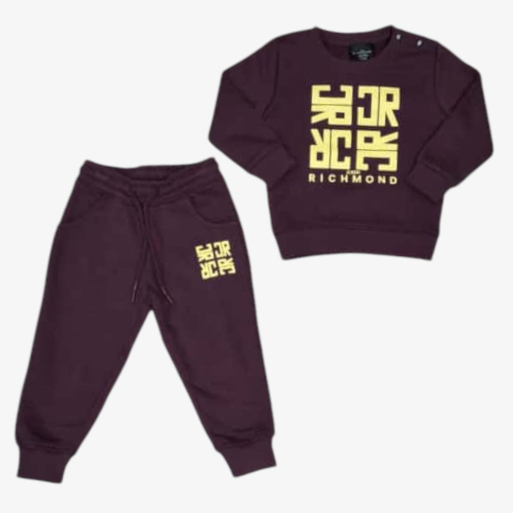 Sokura Sweatshirt And Sweatpants - Eggplant