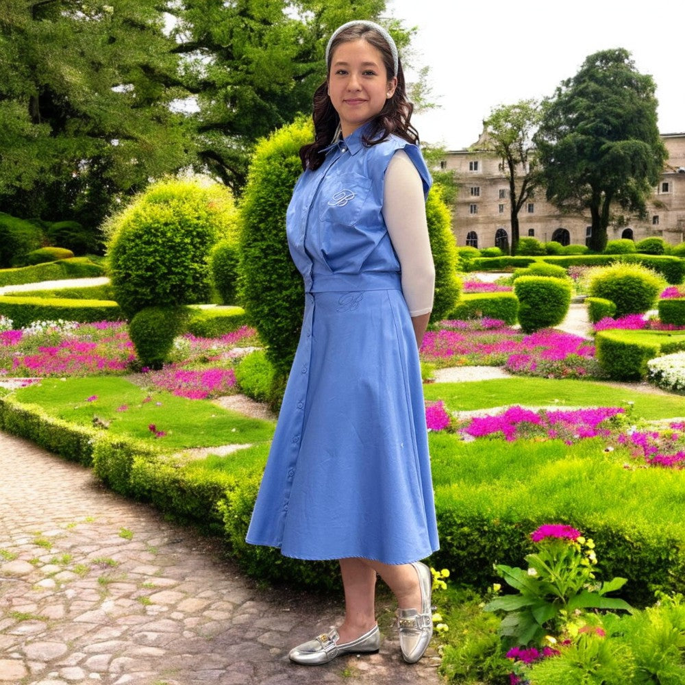 Embroidered Skirt - Oxford