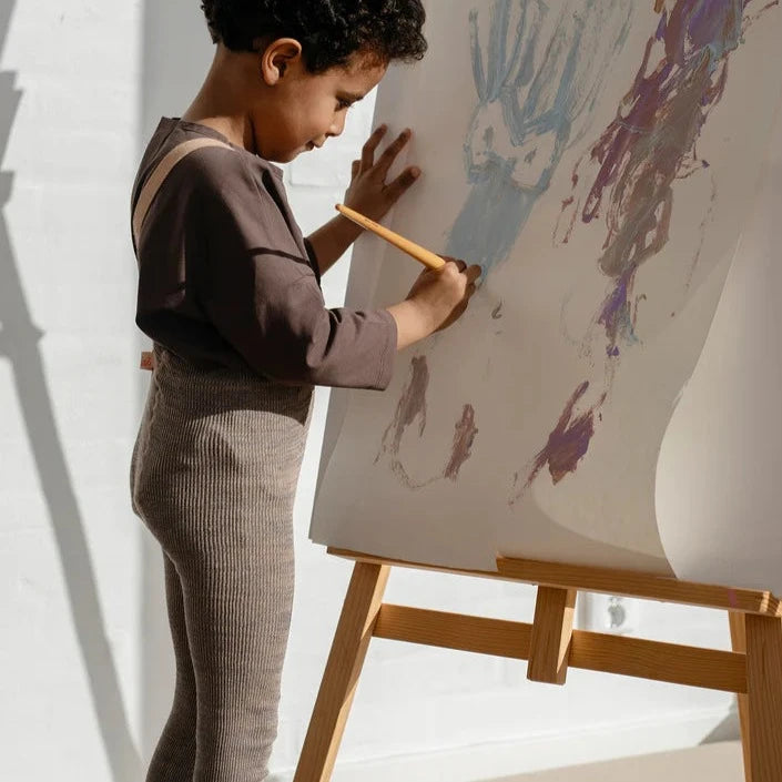 Footless Tights - Charcoaly Brown