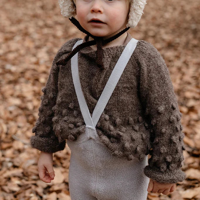 Warmy Footed Tights - Pearl Grey