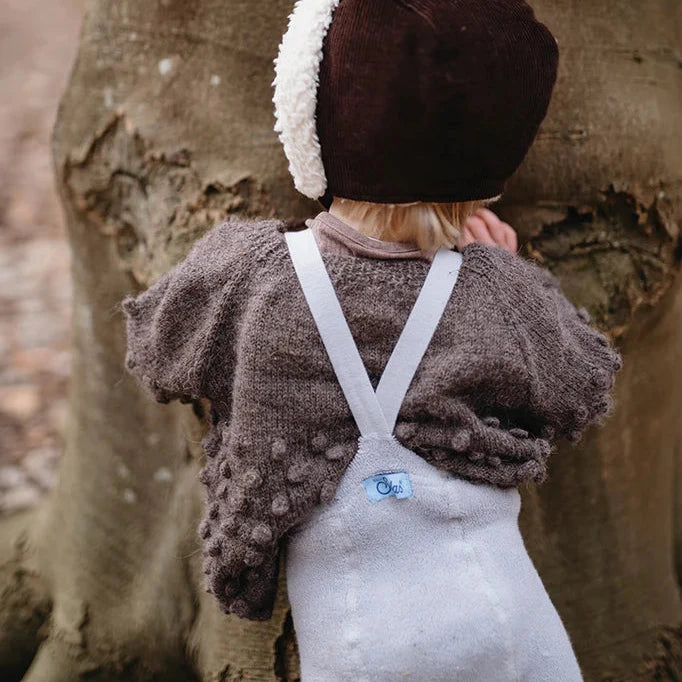 Warmy Footed Tights - Pearl Grey