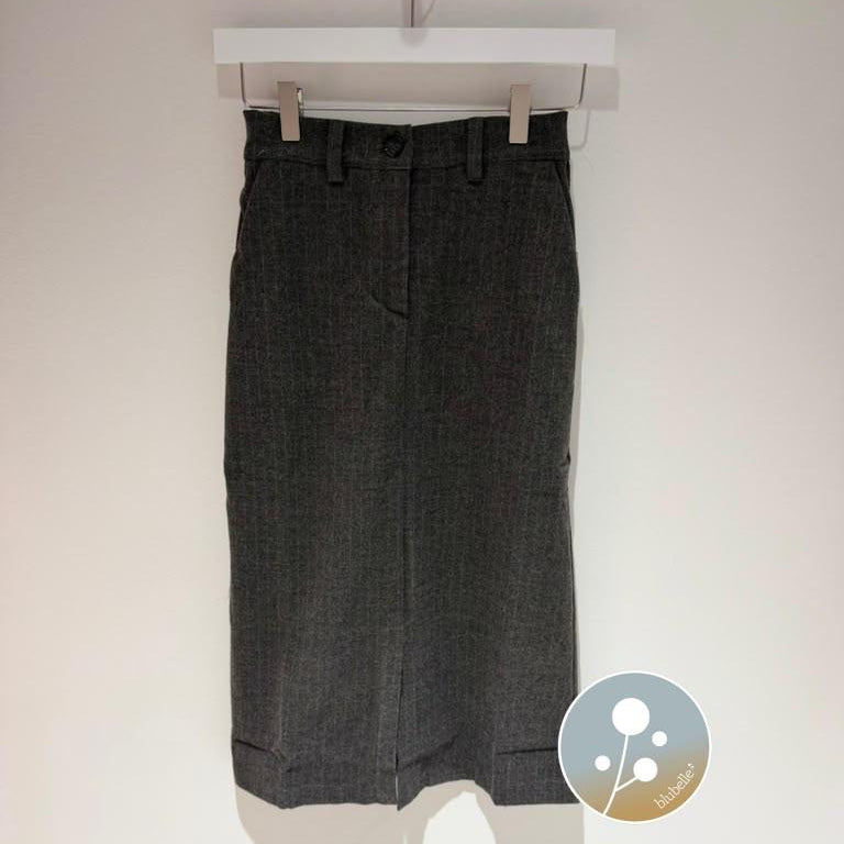 Pinpoint Skirt - Grey