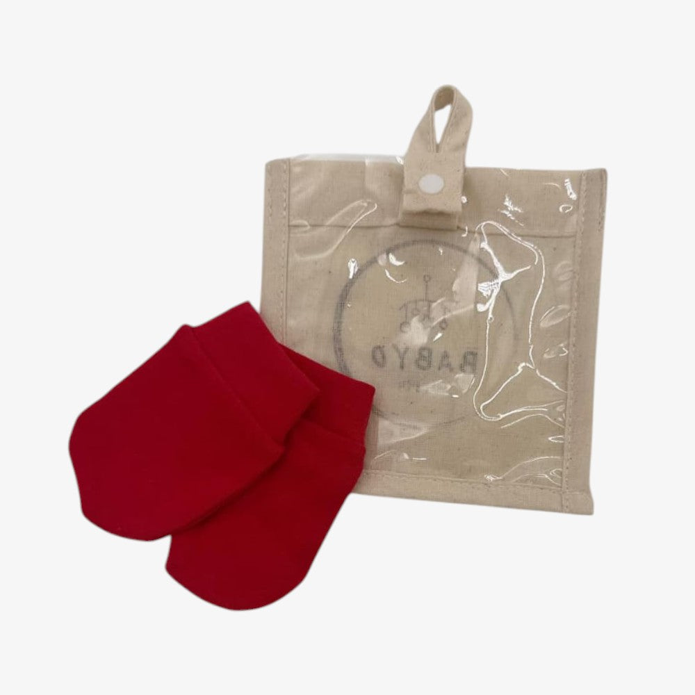 Scratch Mittens - Red
