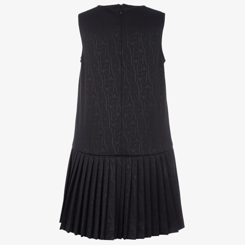 Pleated Dress - Navy