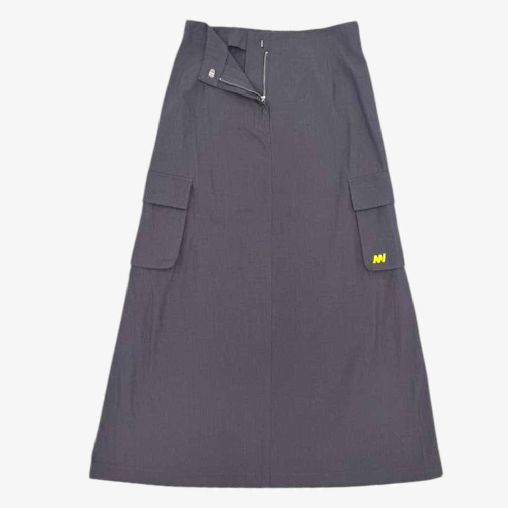 Cargo High Skirt - Deep Slate
