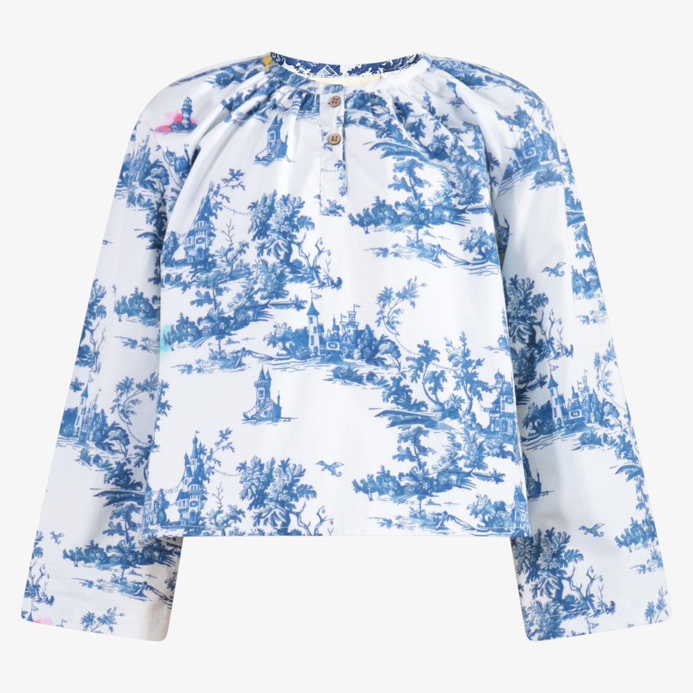 Safari Blouse - Blue