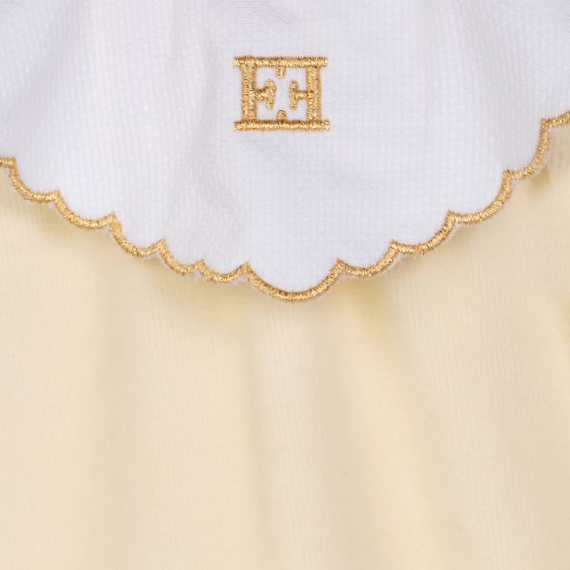 Bib Footie - Antique White