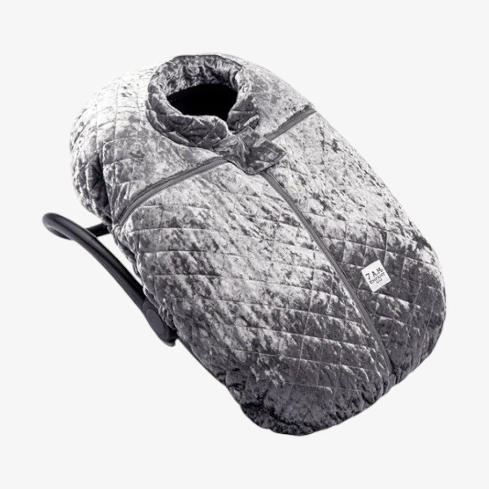 Car Seat Cacoon Quilted - Grey