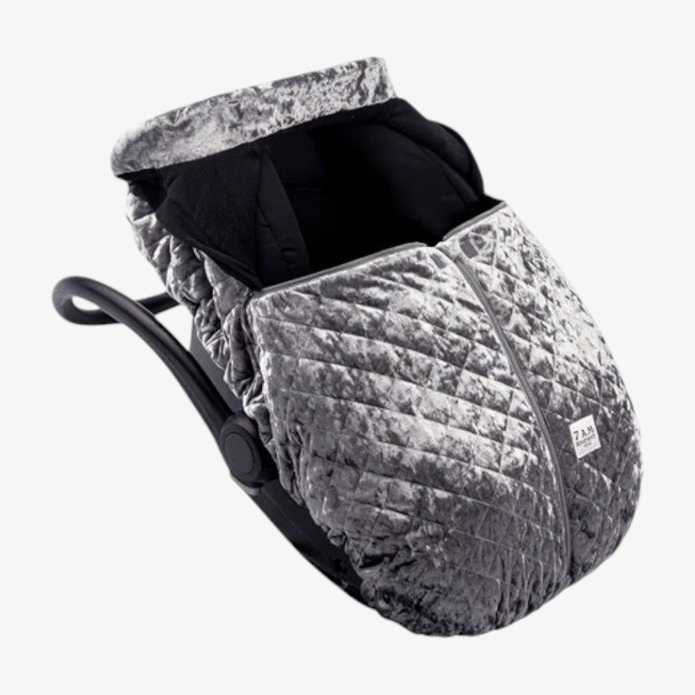 Car Seat Cacoon Quilted - Grey
