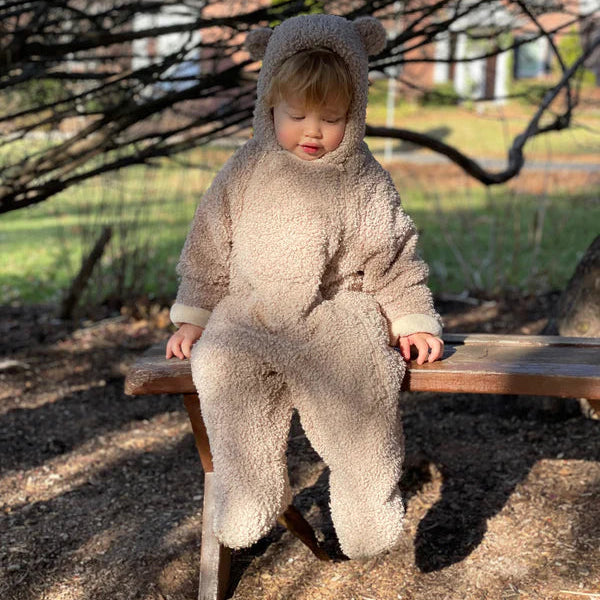 Teddy Jumpsuit - Oatmeal
