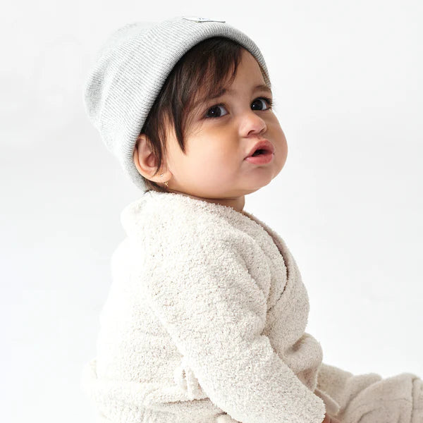 Heather Beanie - Light Grey