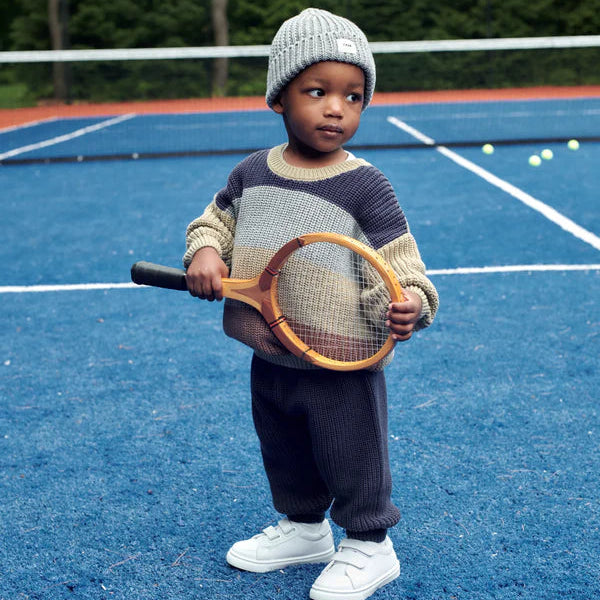 Chunky Beanie - Heather Grey