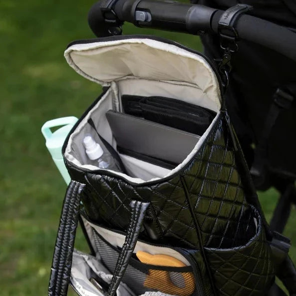 London Diaper Backpack - Black Polar