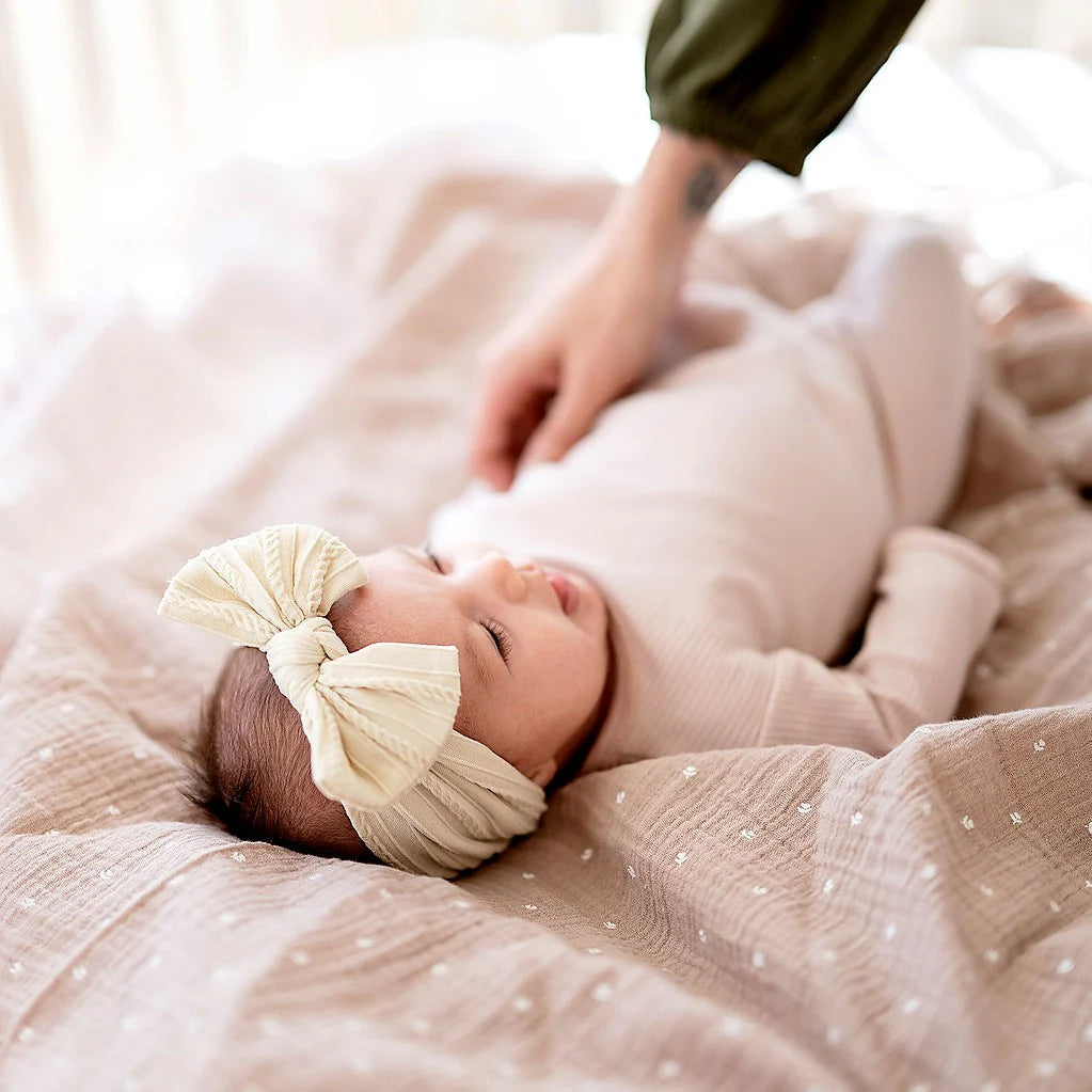 Muslin Swaddle 2 Pack - Mauve Tulip