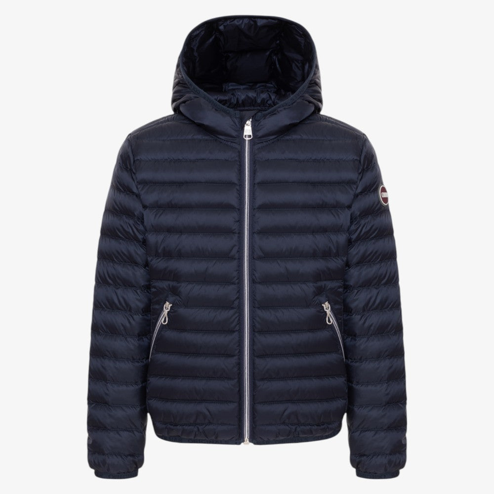 Hoodie Quilted Jacket - Black