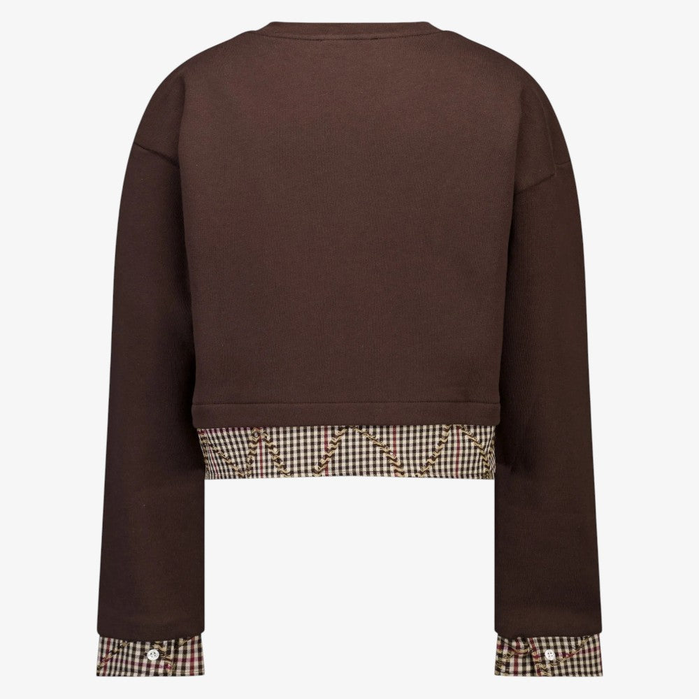 Boxy Sweatshirt - Coffee