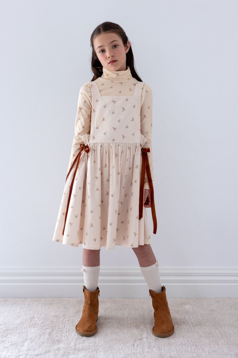 Print Cord Pinafore - Twiggy