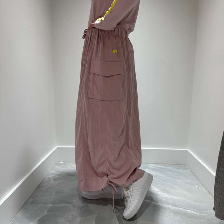 Wind Ruched Skirt - Pink