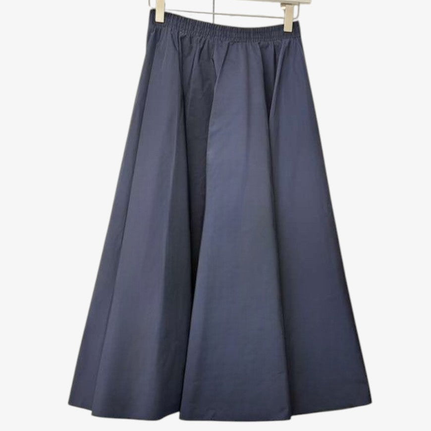 Tafetta Circle Skirt - Navy