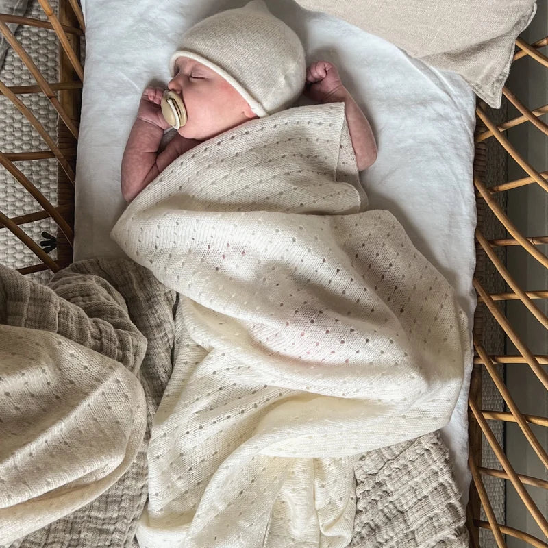 Cashmere Blanket - Ivory