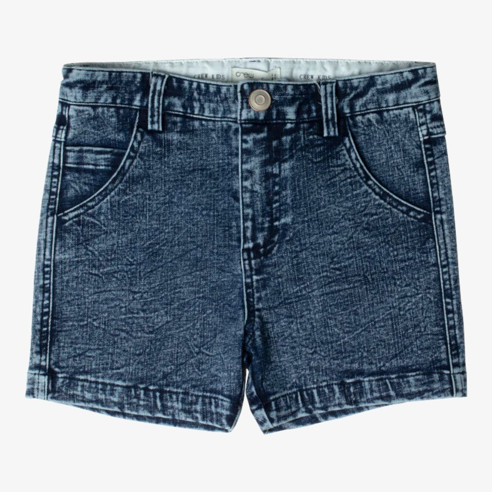 Jean Wash Shorts - Blue