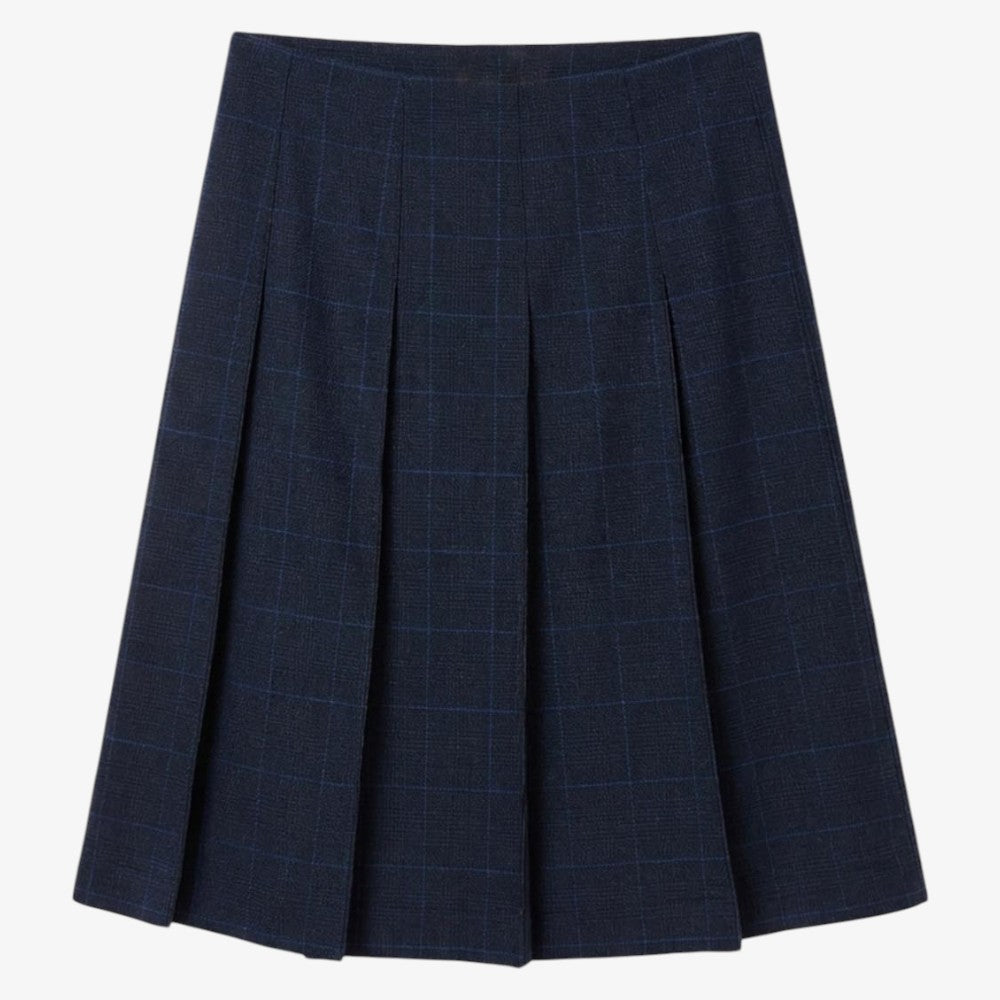 Pleated Skirt - Navy
