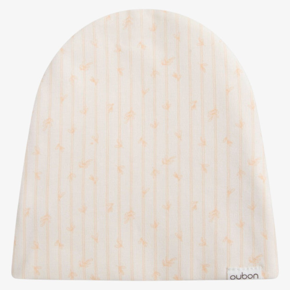 Leaf Print Take Me Home Set - White&pink