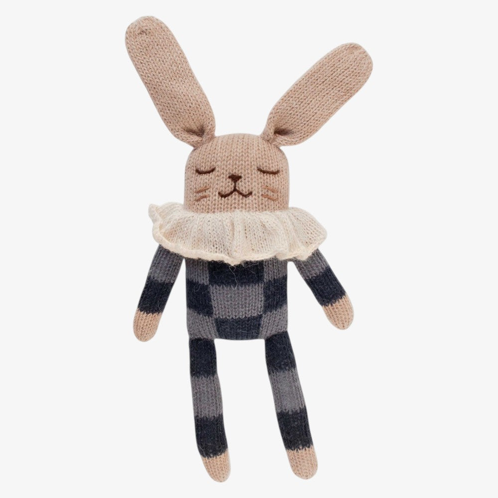 Bunny Soft Toy - Navy Check