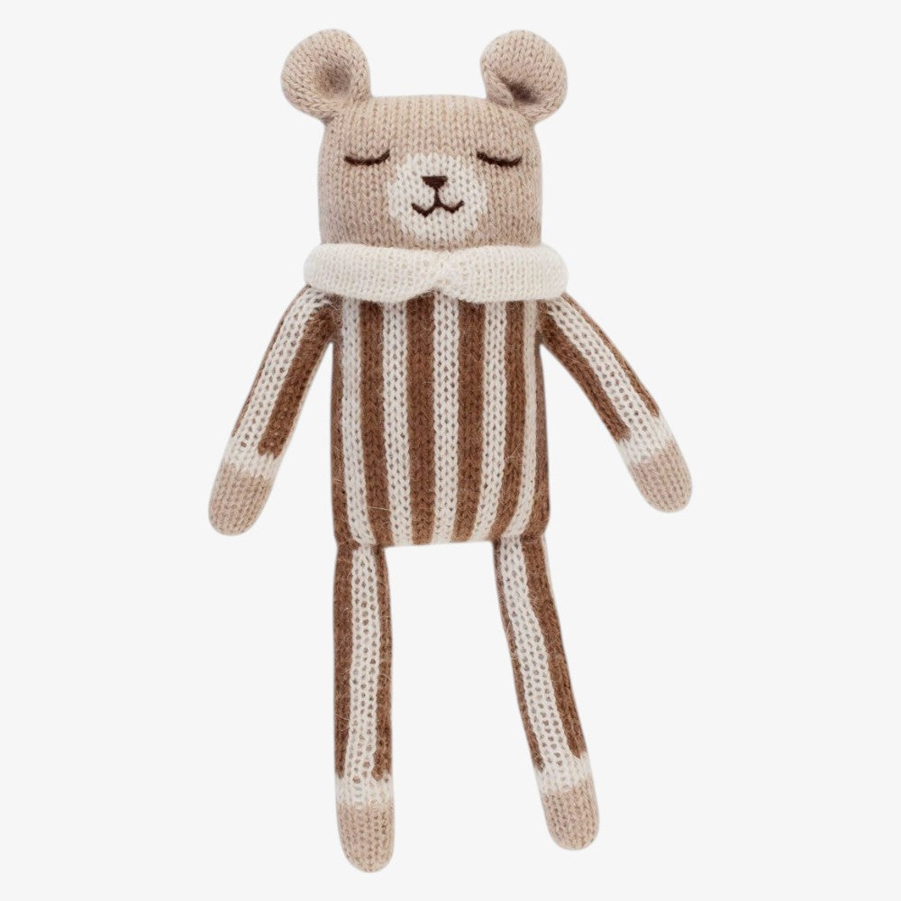Teddy Soft Toy - Nut Striped