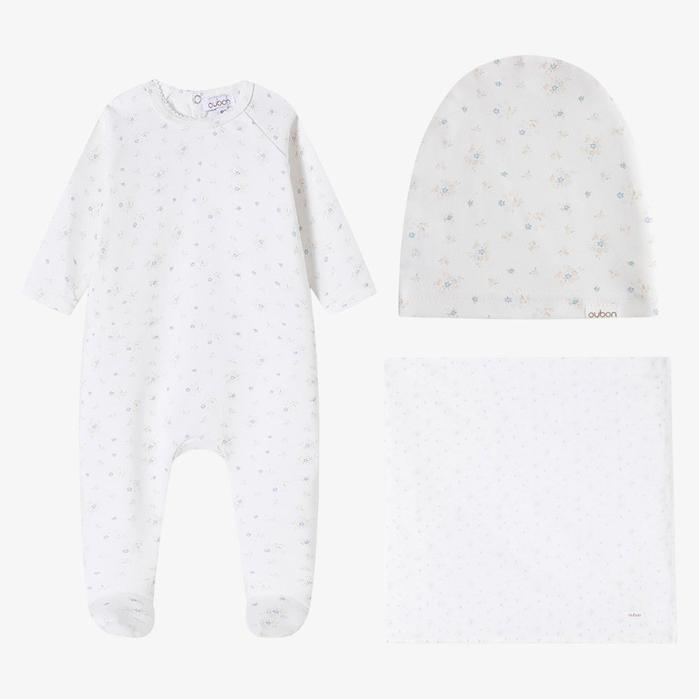 Floral Cluster Take Me Home Set - Blue