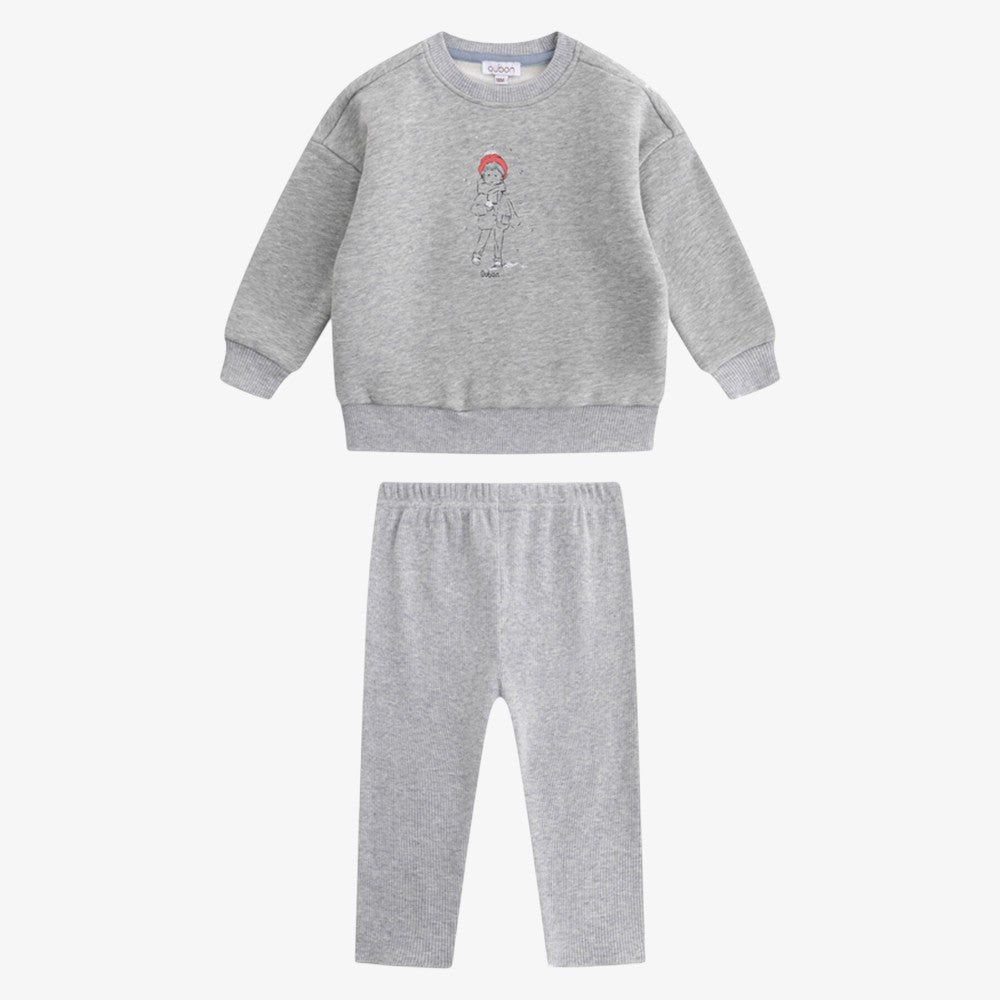 Snow Sweatshirt And Pants - Grey