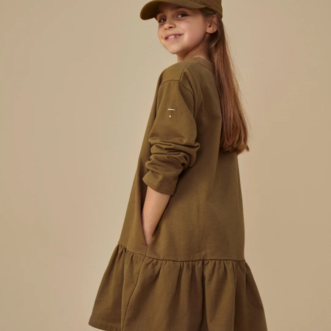 Frill Dress - Woody