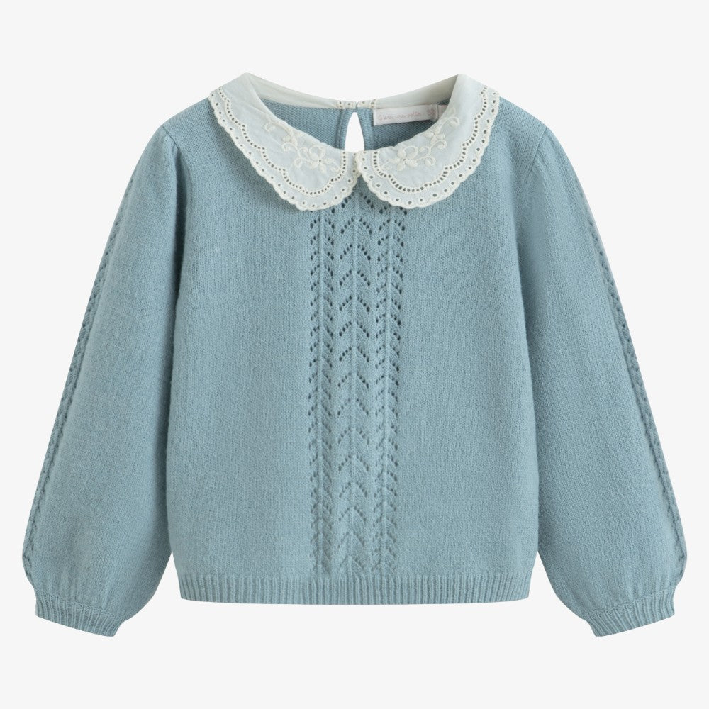 Selene Sweater - Dusty Blue
