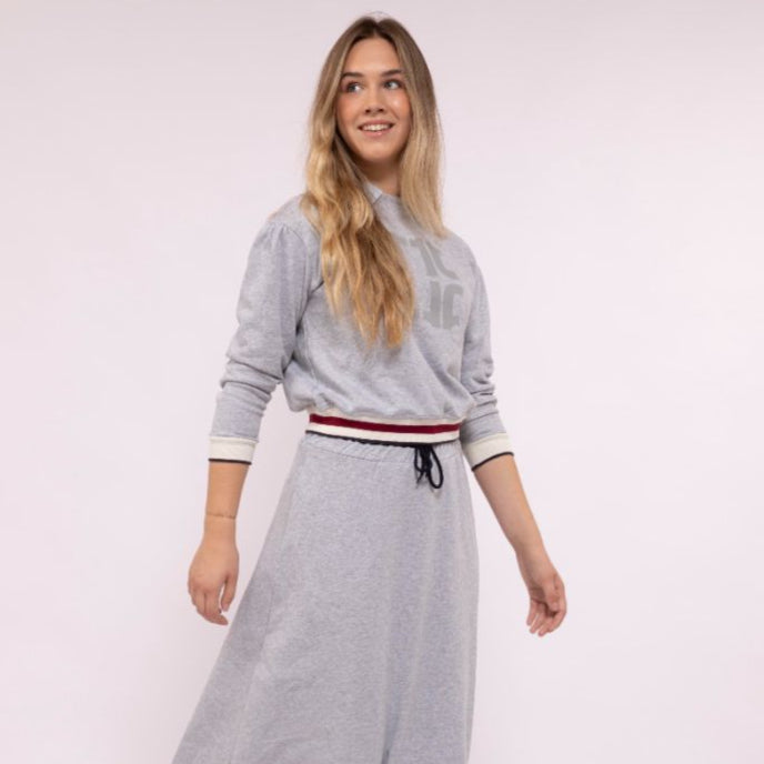Signature Collar Sweatshirt - Grey