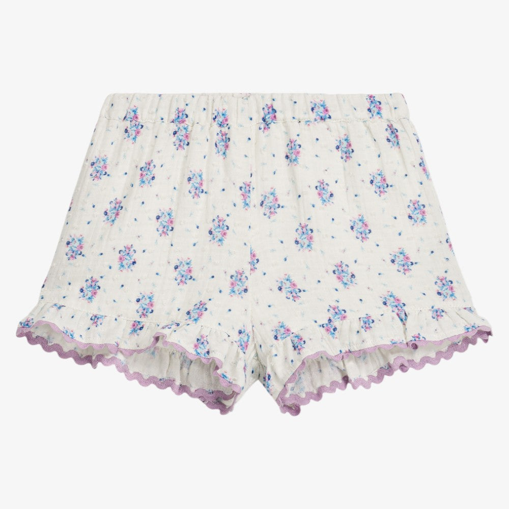 Floral Shirt And Bloomer - Cream