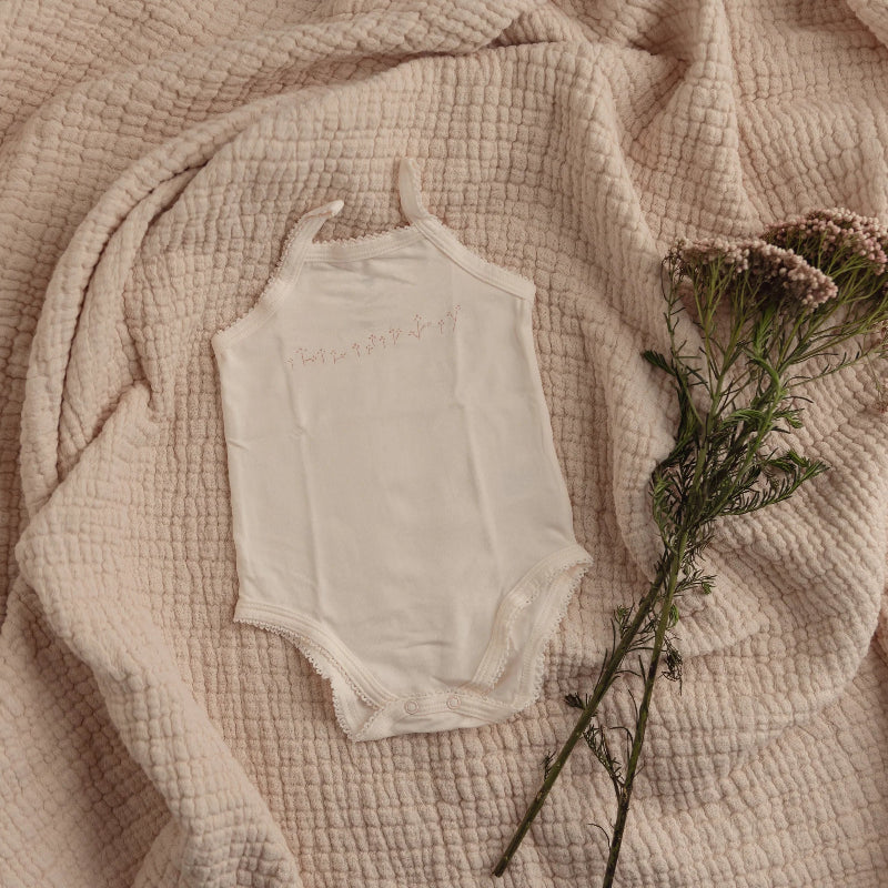 Colored Undershirts - White&pink