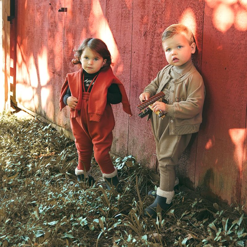 Corduroy Romper - Taupe