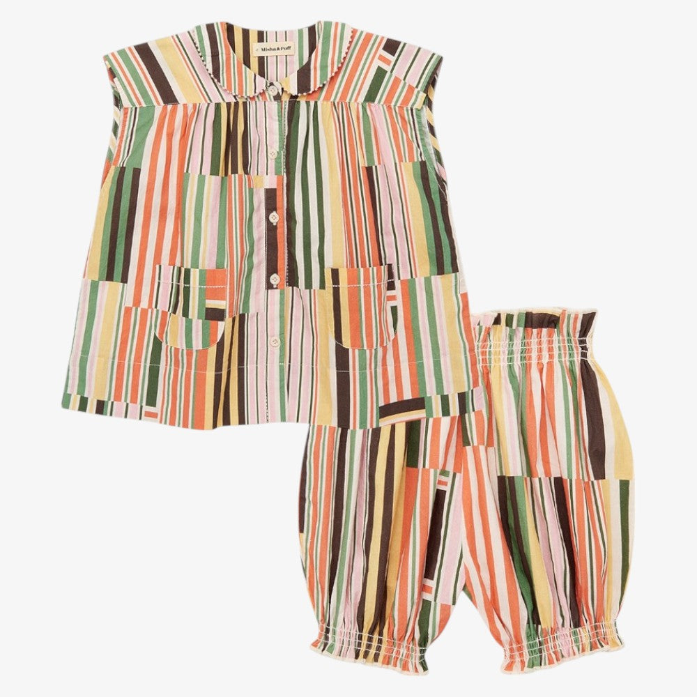 Stripe Shirt And Bloomer - Gambretto