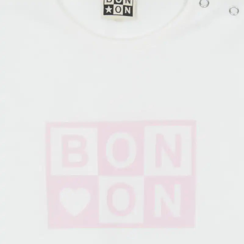 Tubo Logo T-Shirt - White&pink