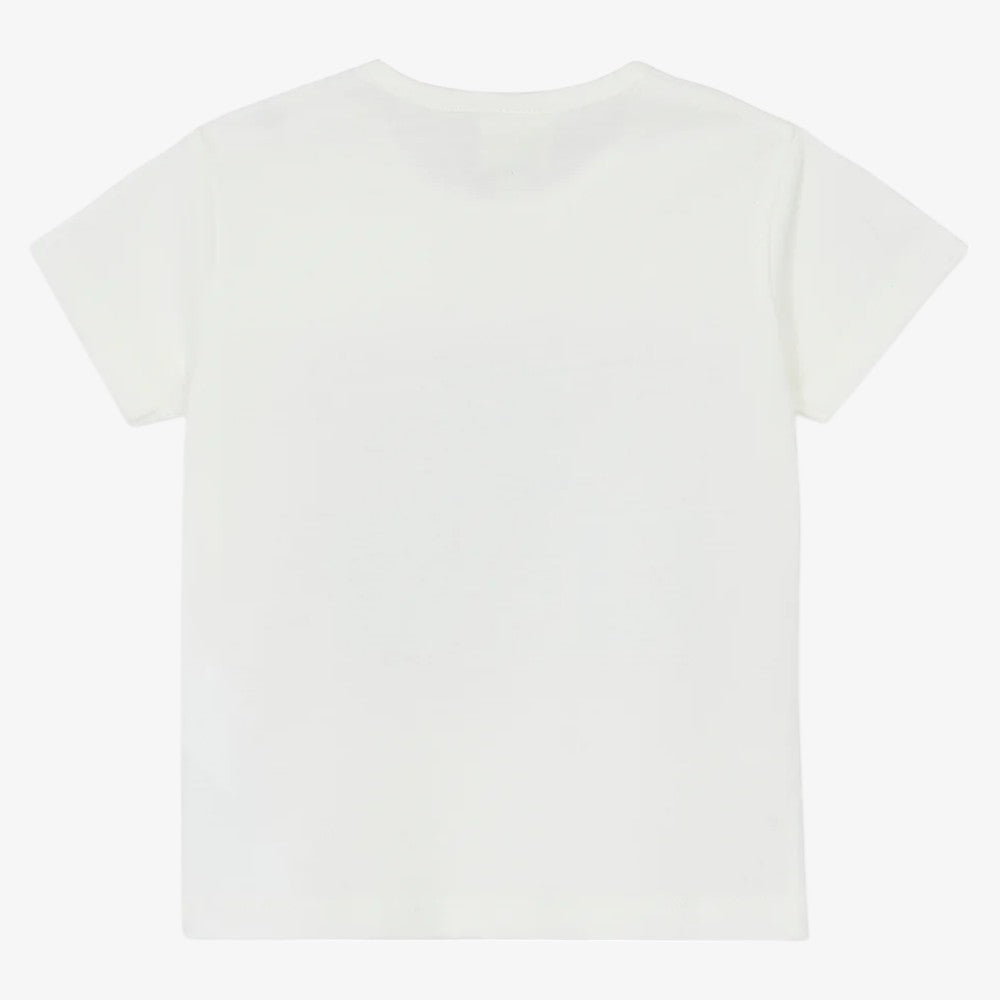 Tubo Logo T-Shirt - White&blue