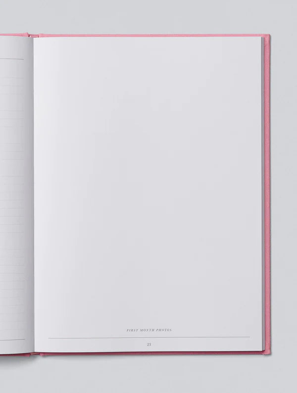 Birth To Five Years Baby Journal - Pink