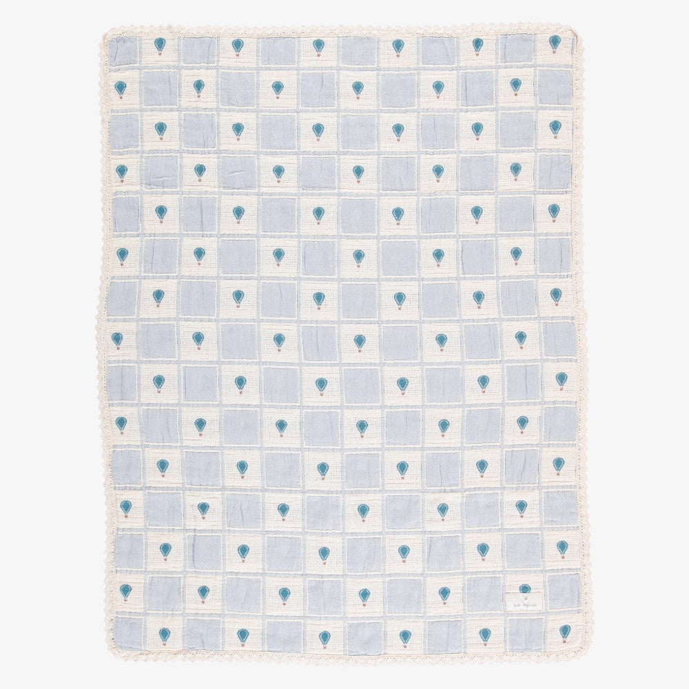 Balloon Blanket - Blue
