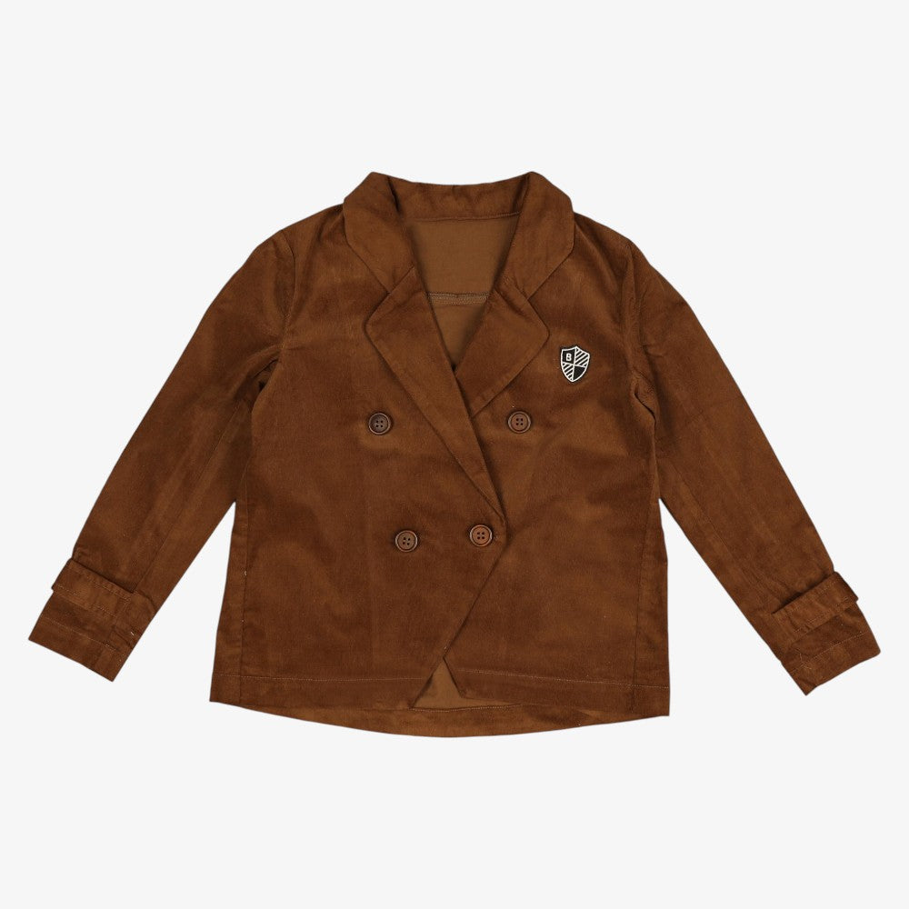 Velour Cord Jacket - Camel